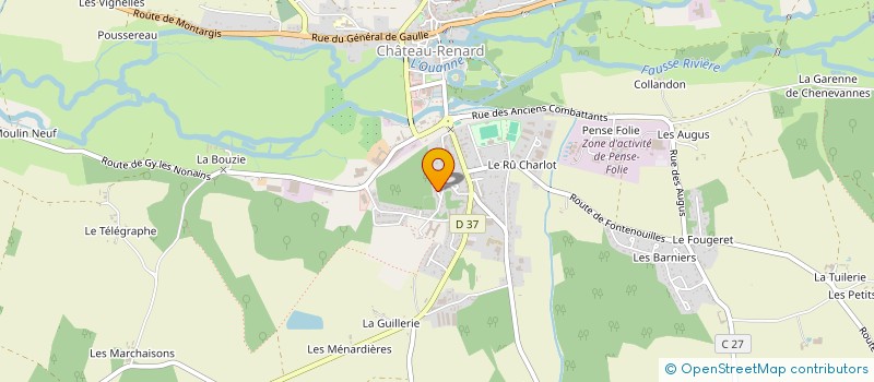 localisation de l'entreprise SCI BEAUREPAIRE à CHATEAU-RENARD