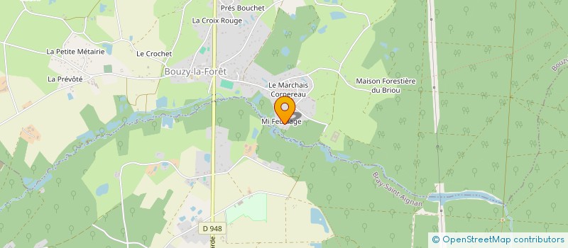 localisation de l'entreprise SCI BEAUREPAIRE à BOUZY-LA-FORET