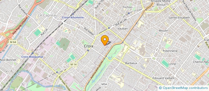 localisation de l'entreprise SCI BEAUREPAIRE à CROIX