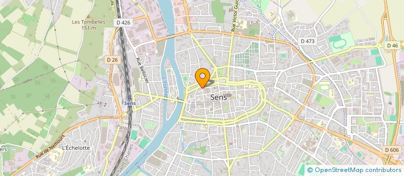localisation de l'entreprise SCI BEAUREPAIRE à SENS