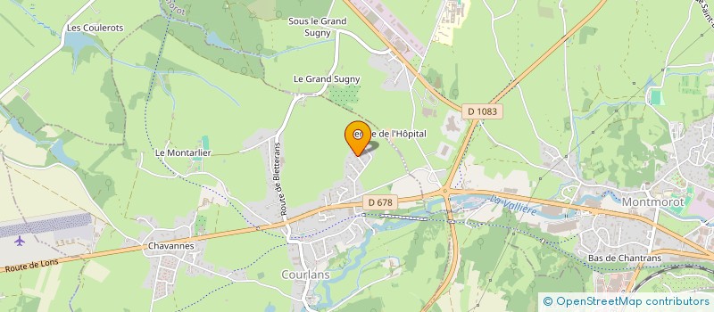 localisation de l'entreprise SCI BEAUREPAIRE  COURLANS