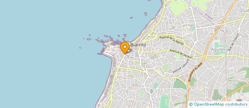 localisation de l'entreprise SCI BEAURIVAGE à BIARRITZ