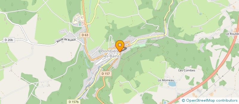 localisation de l'entreprise SCI BEAUSEJOUR  PLOMBIERES-LES-BAINS