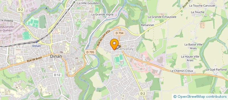 localisation de l'entreprise SCI BEAUSEJOUR  LANVALLAY