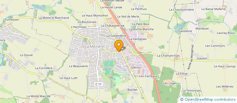 localisation de l'entreprise SCI BEAUSEJOUR  LA MEZIERE