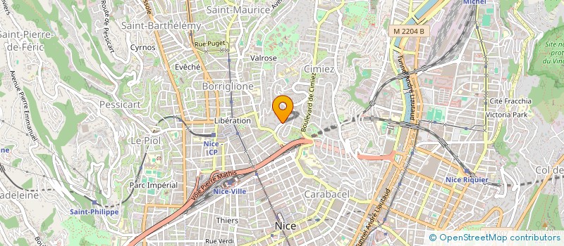 localisation de l'entreprise SCI BEAUSEJOUR à NICE