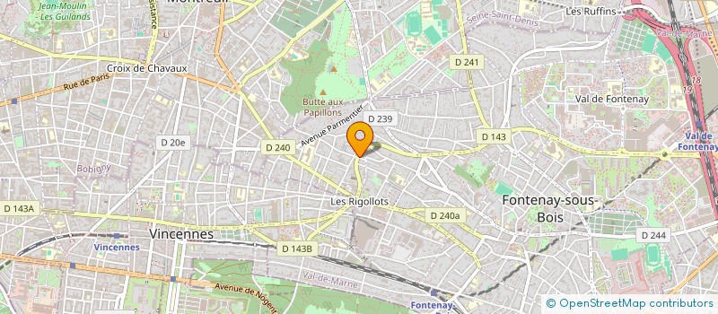 localisation de l'entreprise SCI BEAUSEJOUR à FONTENAY-SOUS-BOIS