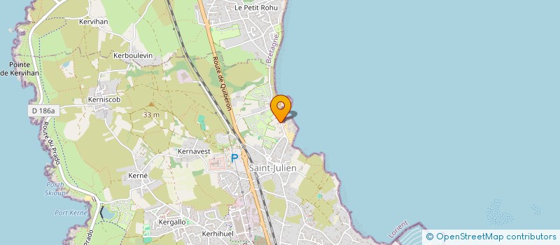 localisation de l'entreprise SCI BEAUSEJOUR  QUIBERON