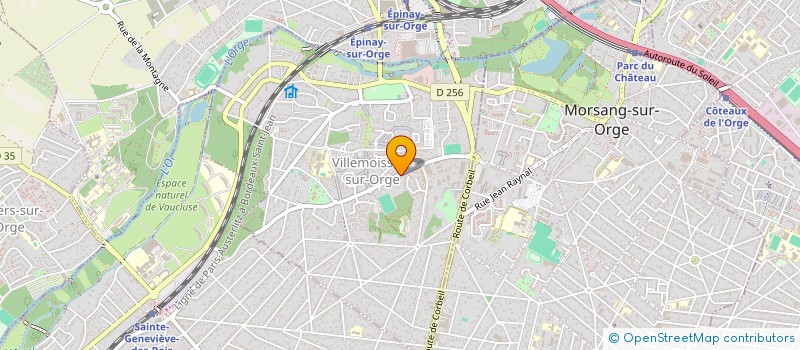 localisation de l'entreprise SCI BEAUSEJOUR à VILLEMOISSON-SUR-ORGE