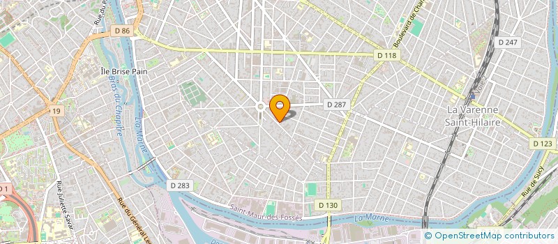 localisation de l'entreprise SCI BEAUSEJOUR à SAINT-MAUR-DES-FOSSES