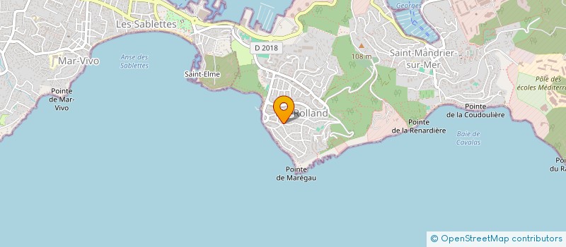 localisation de l'entreprise SCI BEAUSEJOUR à SAINT MANDRIER SUR MER