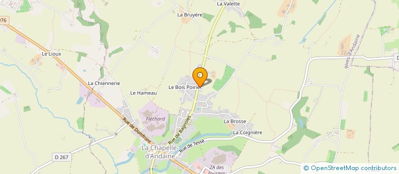 localisation de l'entreprise SCI BEAUSEJOUR à RIVES D'ANDAINE