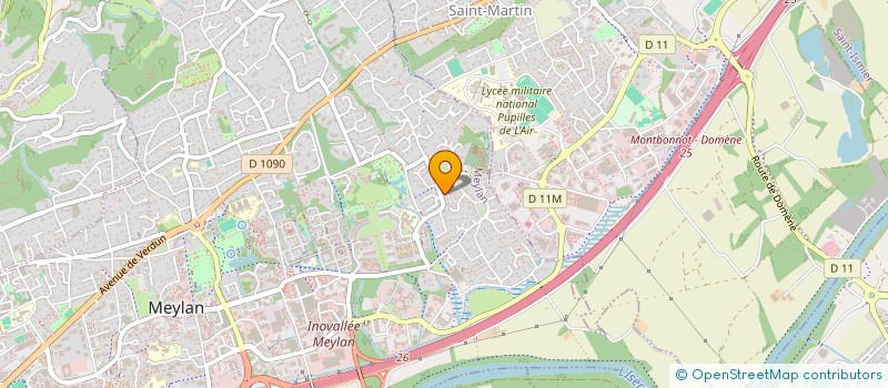 localisation de l'entreprise SCI BEAUSEJOUR  MEYLAN