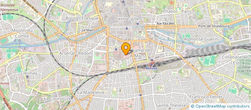 localisation de l'entreprise SCI BEAUSEJOUR  RENNES