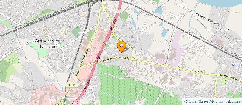 localisation de l'entreprise SCI BEAUSEJOUR ALOUETTE  AMBARES-ET-LAGRAVE