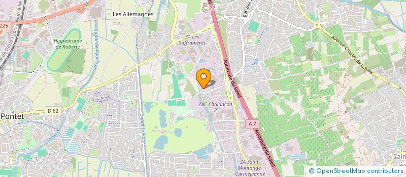 localisation de l'entreprise SCI BEAUSEJOUR & ASSOCIES  VEDENE