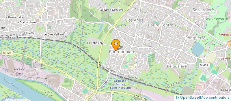 localisation de l'entreprise SCI BEAUSEJOUR RIALLAND IMMOB EN ABREGE  SAINT-HERBLAIN