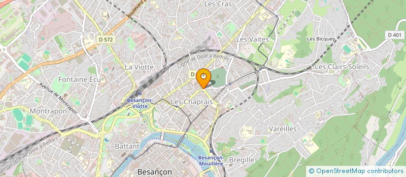 localisation de l'entreprise SCI BEAUSITE  BESANCON