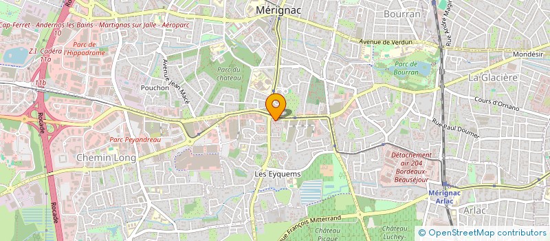 localisation de l'entreprise SCI BEAUSITE  MERIGNAC