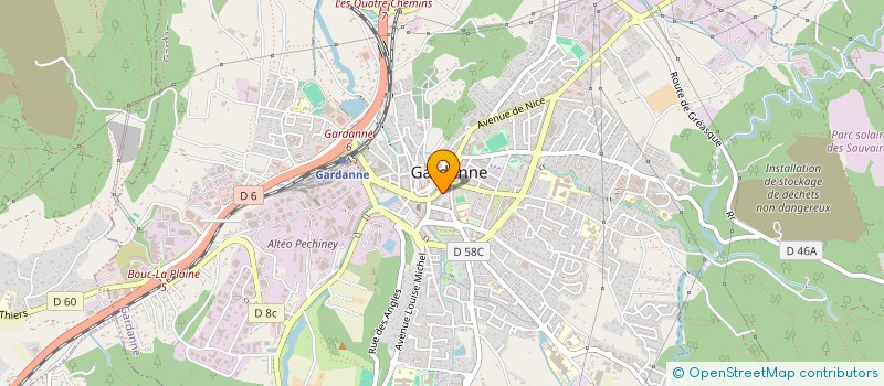 localisation de l'entreprise SCI BEAUSOLEIL à GARDANNE