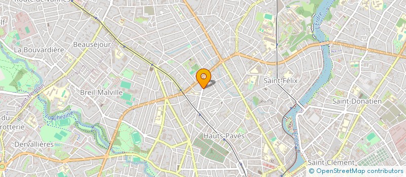 localisation de l'entreprise SCI BEAUSOLEIL à NANTES