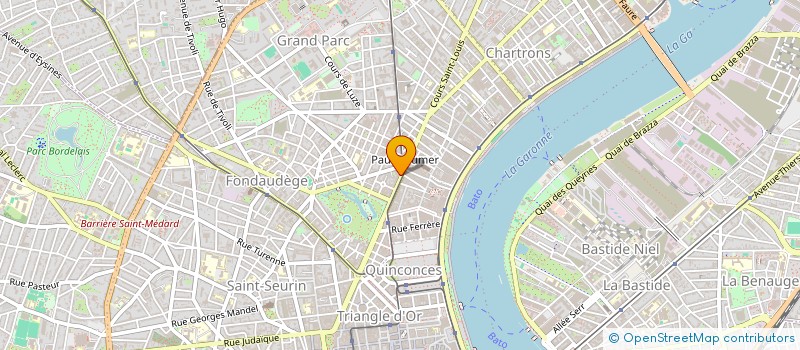 localisation de l'entreprise SCI BEAUSOLEIL  BORDEAUX