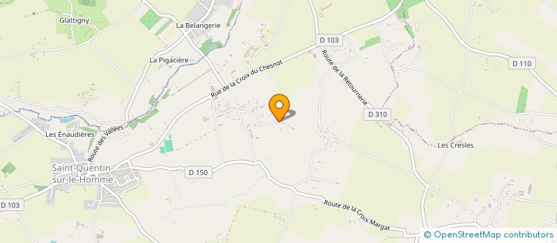 localisation de l'entreprise SCI BEAUSOLEIL  SAINT-QUENTIN-SUR-LE-HOMME