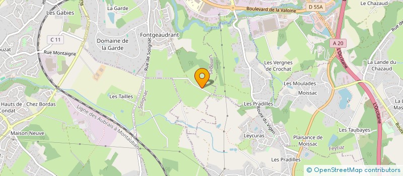 localisation de l'entreprise SCI BEAUSOLEIL à LIMOGES