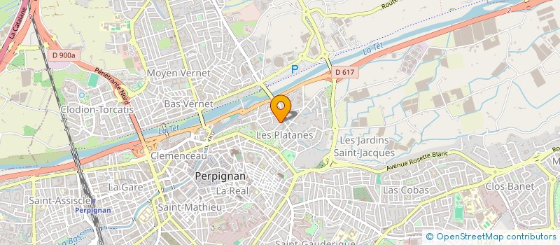 localisation de l'entreprise SCI BEAUSOLEIL à PERPIGNAN