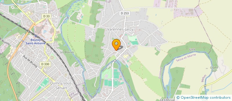 localisation de l'entreprise SCI BEAUSOLEIL  VARENNES-JARCY