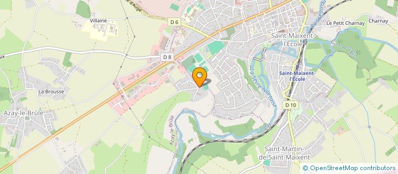 localisation de l'entreprise SCI BEAUSOLEIL  AZAY-LE-BRULE