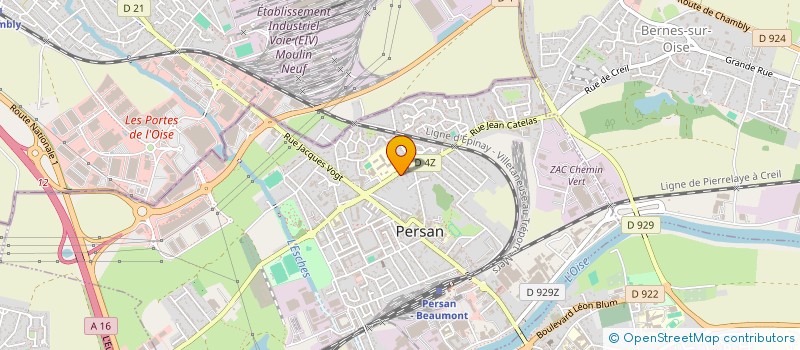 localisation de l'entreprise SCI BEAUSOLEIL  PERSAN