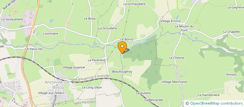 localisation de l'entreprise SCI BEAUSOLEIL  SAINT-PLANCHERS