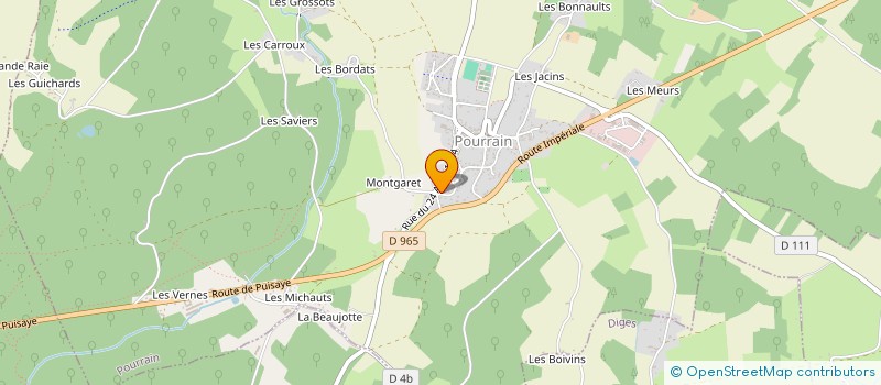 localisation de l'entreprise SCI BEAUSOLEIL  POURRAIN