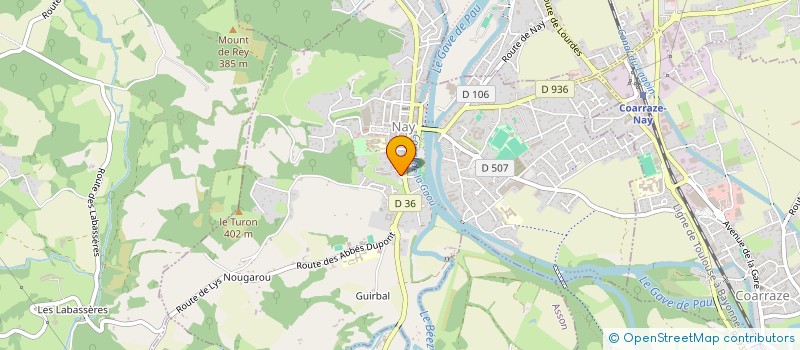 localisation de l'entreprise SCI BEAUSSIERLECAM à NAY