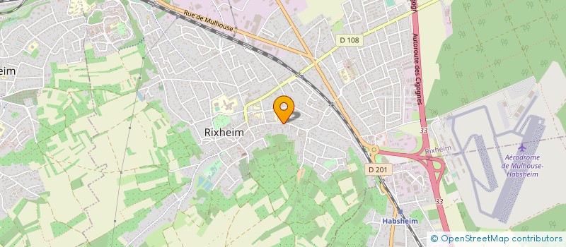 localisation de l'entreprise SCI BEAUTE  RIXHEIM