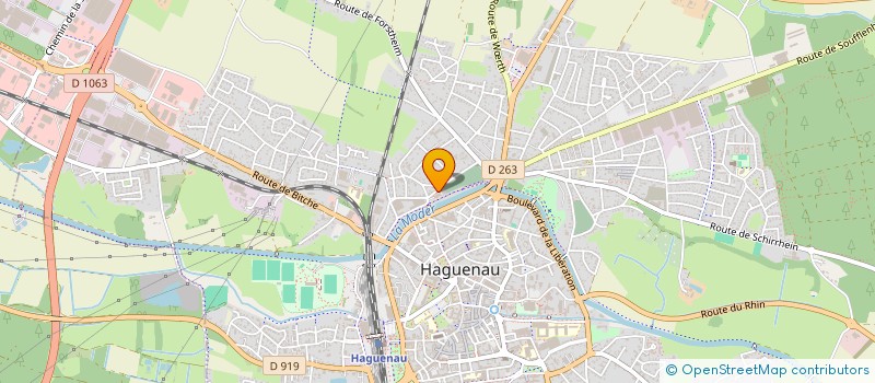 localisation de l'entreprise SCI BEAUTE CARINE  HAGUENAU