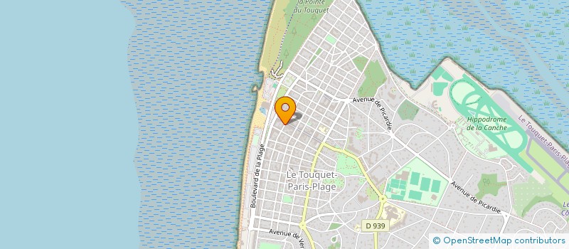 localisation de l'entreprise SCI BEAUTILL à LE TOUQUET-PARIS-PLAGE