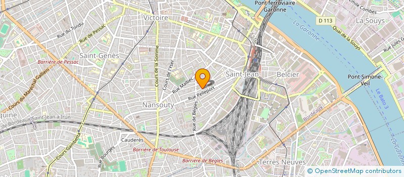 localisation de l'entreprise SCI BEAUTIRAN  BORDEAUX