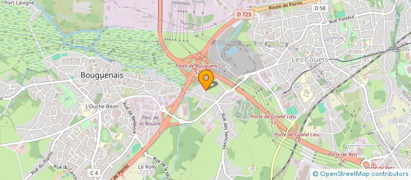 localisation de l'entreprise SCI BEAUTOUR à BOUGUENAIS