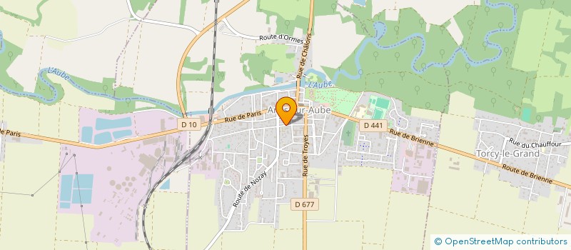 localisation de l'entreprise SCI BEAUTY & CO  ARCIS-SUR-AUBE