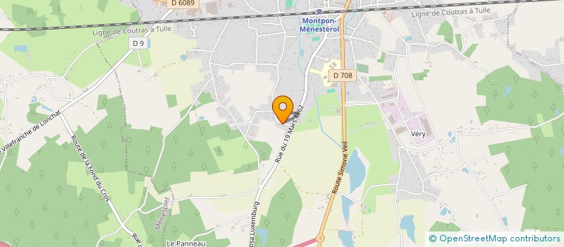 localisation de l'entreprise SCI BEAUVEAUTRAIT  MONTPON-MENESTEROL