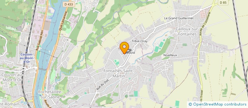 localisation de l'entreprise SCI BEAUVERIE  FONTAINES-SAINT-MARTIN