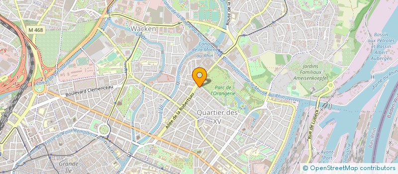 localisation de l'entreprise SCI BEAUVILLAGE à STRASBOURG