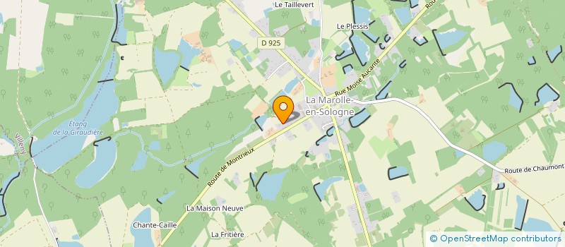 localisation de l'entreprise SCI BEAUVOIR DE SAINT AUBIN  LA MAROLLE-EN-SOLOGNE