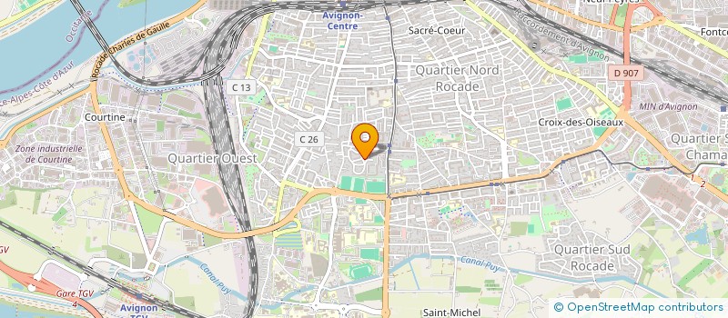 localisation de l'entreprise SCI BEAUVOISINE  AVIGNON