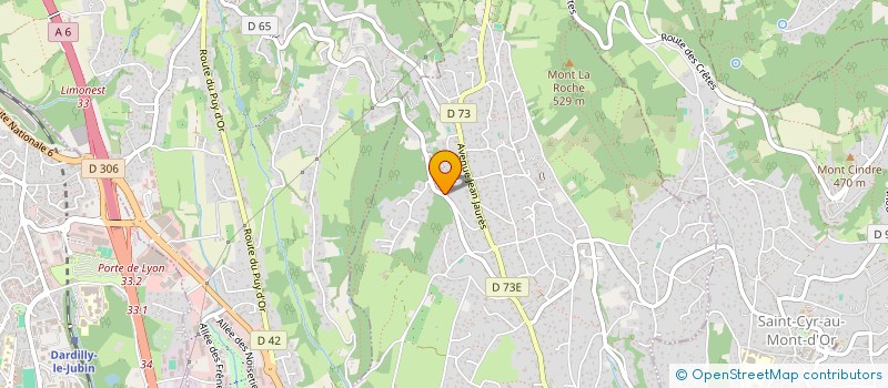 localisation de l'entreprise SCI BEAUX RIVAGES  SAINT-DIDIER-AU-MONT-D'OR