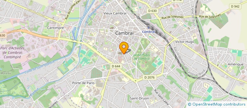 localisation de l'entreprise SCI BEAVAL  CAMBRAI