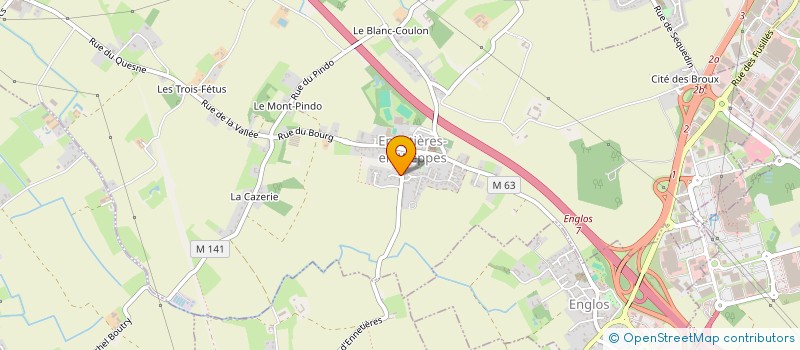 localisation de l'entreprise SCI BEAWIN  ENNETIERES-EN-WEPPES