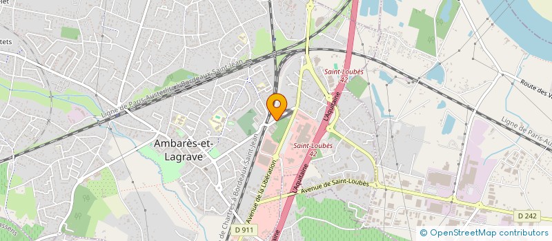 localisation de l'entreprise SCI BEAX  AMBARES-ET-LAGRAVE